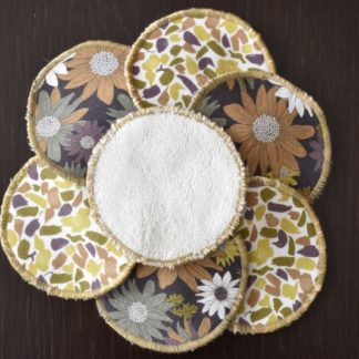 Lot de lingettes rondes automne