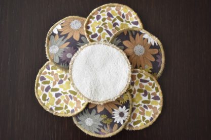 Lot de lingettes rondes automne